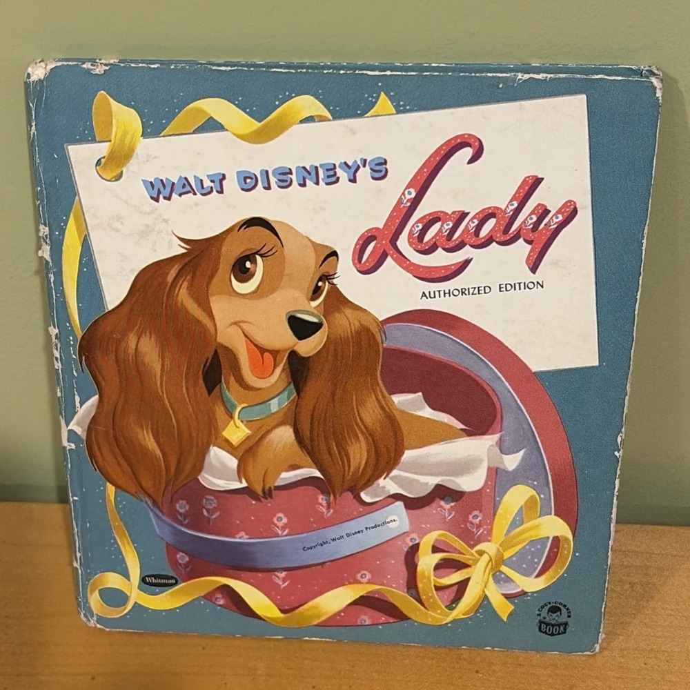 Lady ( And The Tramp) Walt Disney Whitman-Cozy-Corner Book Vintage